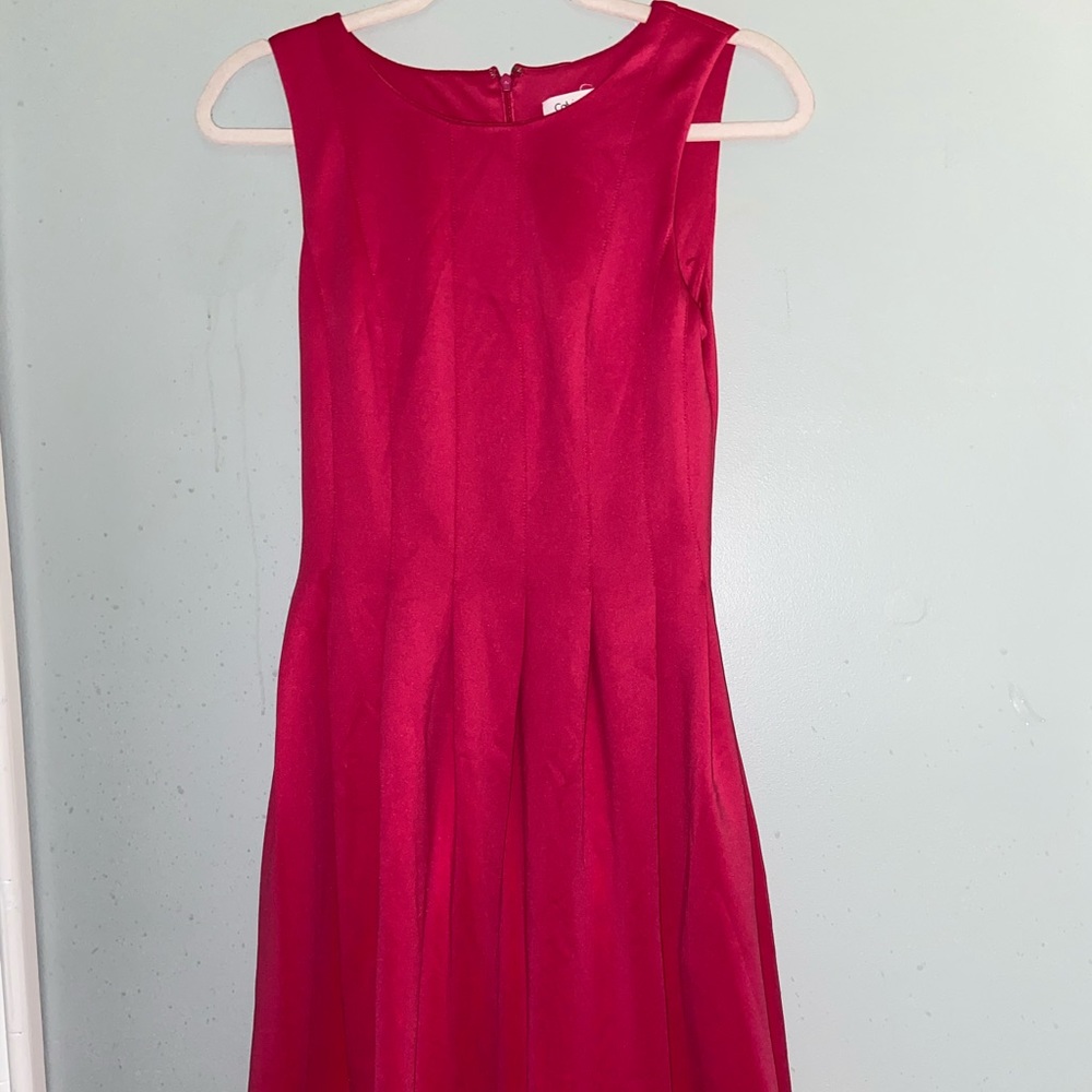 Pink Calvin Klein dress
